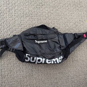 Supreme Black Waist Bag FW17